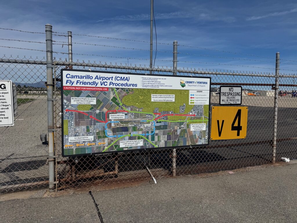 Phase II of Fly Friendly VC Signage Now at CMA